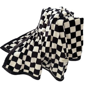 Coral Fleece Blanket Rectangle Thickened Geometric Pattern Winter Use Towel Blanket 1.1-2 Jin Reactive Printing Cotton 99% - Product Image 5