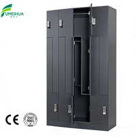 Armoire de rangement pour vêtements certifiée CE et ISO, avec serrure en Z, en HPL compact de 12 mm, avec serrure à combinaison, étanche et durable