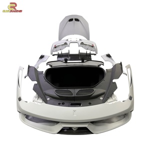 ชุดแต่งคาร์บอนไฟเบอร์แบบกึ่งแห้ง สไตล์สเปเชียล สำหรับกันชนหน้า-หลัง อะไหล่รถยนต์สำหรับ Ferrari 458 Bodykit Italia Spider ปี 2010-2015 - Product Image 1