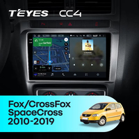 TEYES CC4 para Volkswagen Fox CrossFox SpaceCross 2010 - 2019 CarPlay Android Auto 2DIN Autoradio Radio para Auto