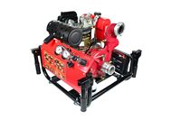 Pompe à incendie centrifuge puissante de 27 CV à moteur essence, portable, pour lutte contre les incendies d'urgence, décharge d'eau haute pression, OEM