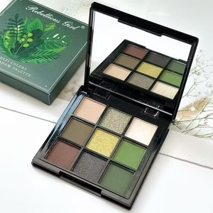 Paleta de Sombras de Ojos Mate Impermeable de 9 Colores Jiugongge con Tonos Calabaza y Tierra para Maquillaje de Estudiantes - Product Image 4