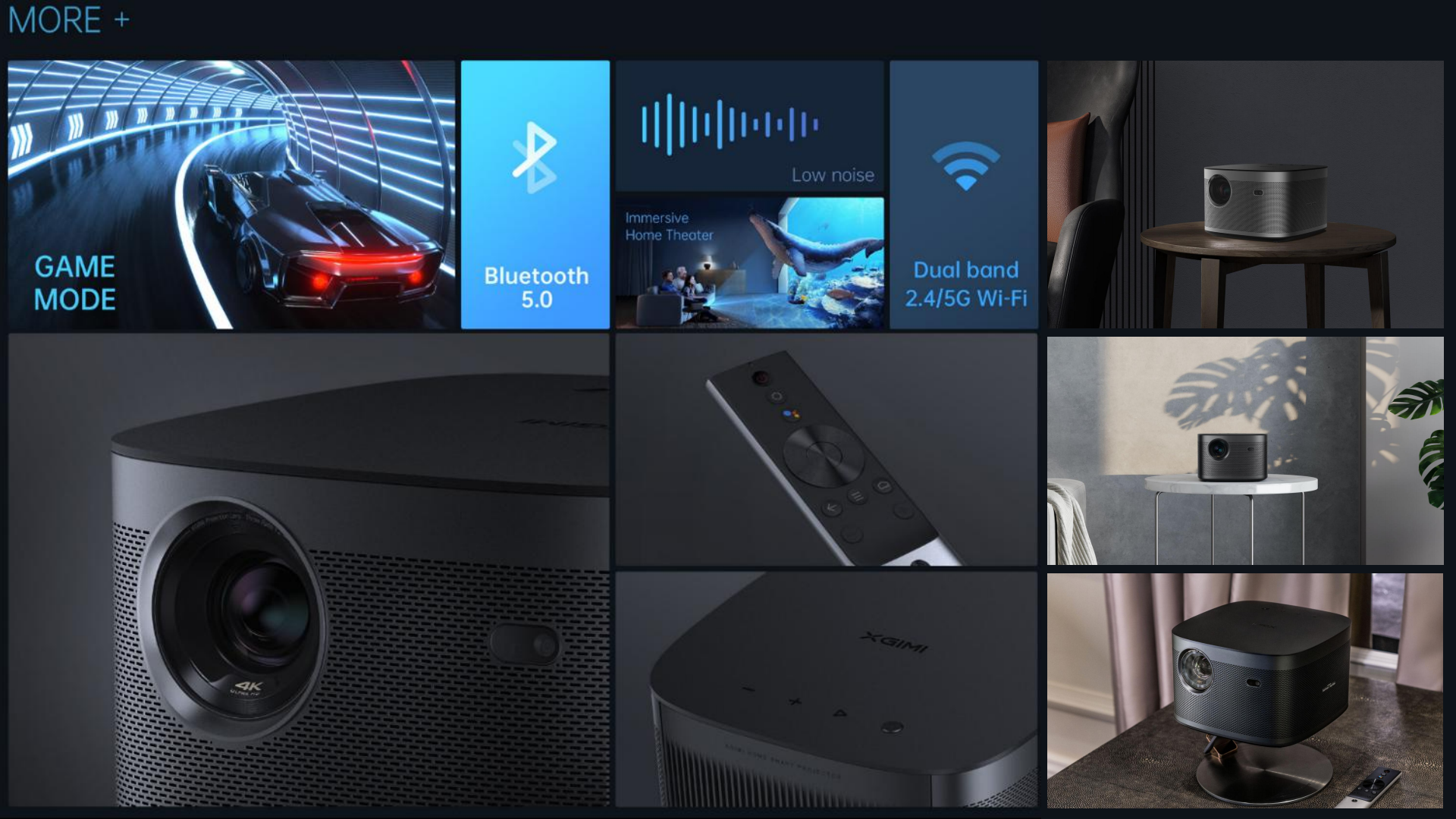 XGIMI Horizon Pro 4K Projector - 2200 Lumens, Portable