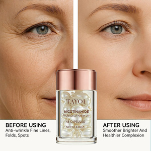 Sérum Visage Avancé Éclaircissant à la Niacinamide en <span class=keywords><strong>Bio</strong></span>-Capsules, Anti-Rides, Hydratation Intense, Sérum Vitamine <span class=keywords><strong>E</strong></span> pour le Visage - Product Image 4