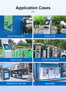 Oem 10.1 inch Màn hình công nghiệp Độ sáng cao IP65 USB điện dung màn hình cảm ứng treo tường nhúng cho ngoài trời ánh sáng mặt trời sử dụng - Product Image 4