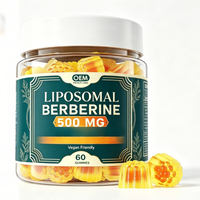 Bonbons gommeux liposomaux végétaliens ODM OEM à la berbérine, au melon amer, à la cannelle et à la feuille de banaba pour améliorer l'immunité – Complément bien-être naturel