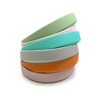Assiette en silicone pour enfants, sans BPA, de qualité alimentaire, avec compartiments, forme ronde, mignonne, pour bébé