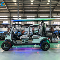 Voiturette de golf électrique Robetaa en gros, véhicule utilitaire, voiturette de golf 6 places de luxe avec certification CE
