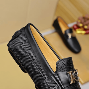 Chaussures Oxford en cuir pleine fleur, semelle intermédiaire en caoutchouc moussé et latex, semelle extérieure en caoutchouc, doublure en cuir pleine fleur et tissu - Product Image 4