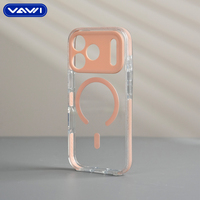 Coque de téléphone portable VAWI V-P06 pour iPhone 17 Pro Max, série Air Candy, étui mignon pour fille avec cordon de suspension externe