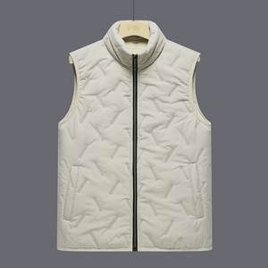 Gilet matelassé pour homme 2025 avec col en velours chaud pour l'hiver, manteau en coton, logo personnalisé Joker, doux pour la peau, confortable, populaire - Product Image 1