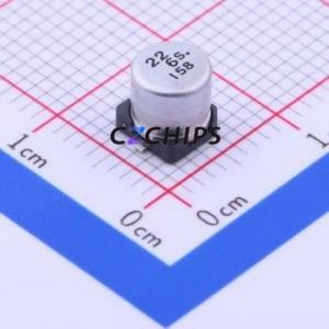Condensateur électrolytique en aluminium SMD EEE0JA220NR, SMD, D5xL5.4mm 22uF 20% 6.3V 29mA-120Hz - Product Image 1