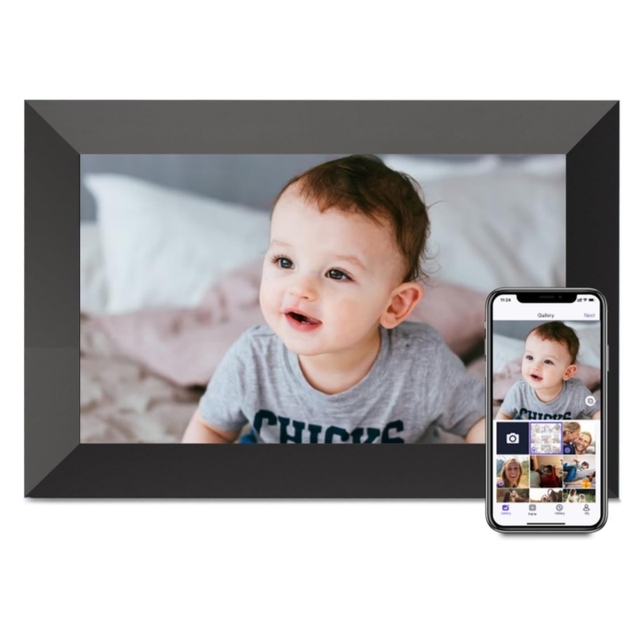 10.1 Inch Uhale Digital Picture Frame with Automatic Rotation High Definition Touch Screen 16GB Memory
