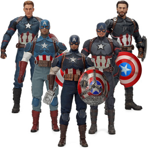 <span class=keywords><strong>Figurine</strong></span> d'action en plastique d'impression 3D de haute qualité d'usine OEM Vinyl Toy Action Figure Plastic Action Captains <span class=keywords><strong>America</strong></span> Figure Toy - Product Image 5