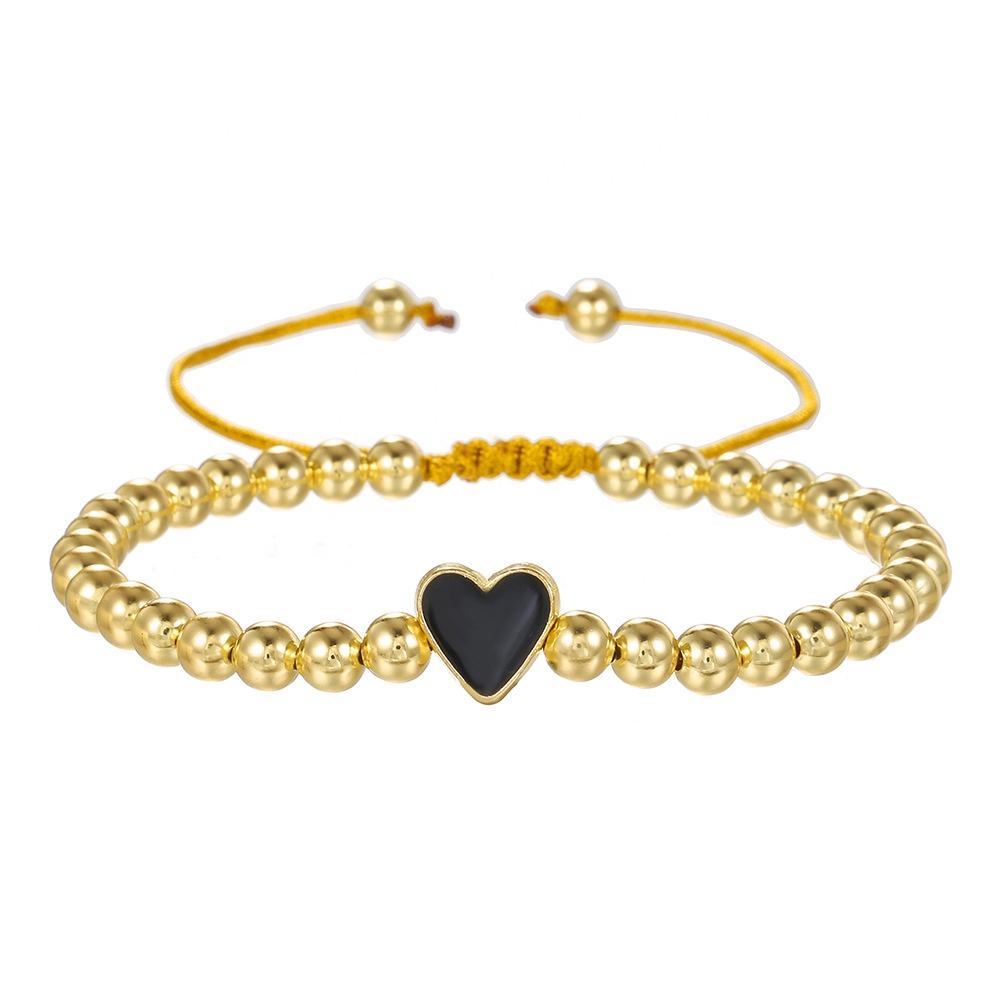 Stamped Bracelet 18K Gold Plated Love Friendship Bracelet With