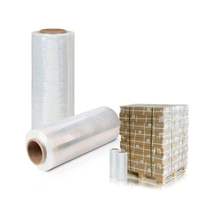 Puissant film plastique extensible étanche à l'humidité pour emballage de palette processus de moulage par soufflage souple pour couches savon liquide papier toilette