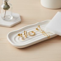 Elegante Juego de 3 Pendientes de Acero Inoxidable 316L Chapados en Oro, con Flor de Circonita Cúbica, Huggie con Pavé y Colgante de Cadena para Joyería de Perforación