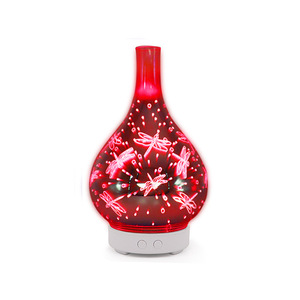 Difusor de Aroma de Cristal de 100 ml, Humidificador Ultrasónico con Luz LED para el Hogar, Oficina o Escritorio, con Temporizador de 2 y 8 Horas - Product Image 4
