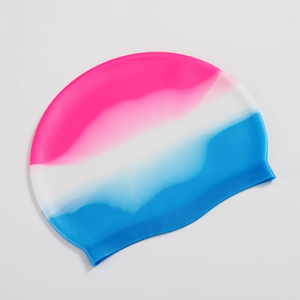 Gorros de Natación de Silicona Elástica <span class=keywords><strong>Impermeable</strong></span> para Mujeres y Hombres, Gorros de <span class=keywords><strong>Piscina</strong></span> Flexibles para Proteger las Orejas y el Cabello para Adultos y Niños - Product Image 5