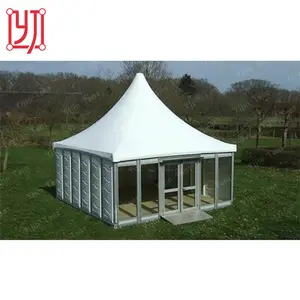 Fire Retardant White 6mx6m Pagoda Tent For Outdoor Event