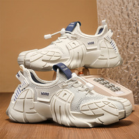 Hommes 2025 nouveau Style rétro coupe basse chaussures de marche lentes en caoutchouc semelle épaisse confortable antidérapant chaussures décontractées