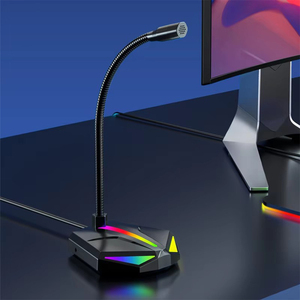 Tốt Nhất Bán Microphone Microphone Máy Tính Để Bàn Máy Tính Xách Tay Giao Diện USB Card Âm Thanh Có Dây Condenser Microphone Máy Tính - Product Image 5