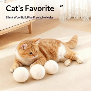 Grenzüberschreitendes Katzenspielzeug für den täglichen Gebrauch: Geräuschloser Schaumstoffball zum Selbstspiel, interaktives Plüschmodell für Kätzchen, QWJ022 - Product Image 4