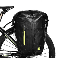 Rhinowalk 25L bisiklet sept çanta su geçirmez bisiklet pannier arka bisiklet seyahat çantası Pannier