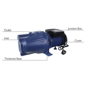 مضخة مياه نفاثة ذاتية التحضير JET60 عالية الضغط بقوة 0.55 كيلوواط، صغيرة الحجم ومنخفضة الجهد - Product Image 5