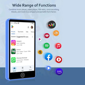 เครื่องเล่น <span class=keywords><strong>MP3</strong></span>แอนดรอยด์ MTK6750สำหรับ WiFi ขนาด4.02นิ้วรองรับแอปสตรีมมิ่งแอปประจำวันแรม2GB + รอม16GB 2000mAh - Product Image 4