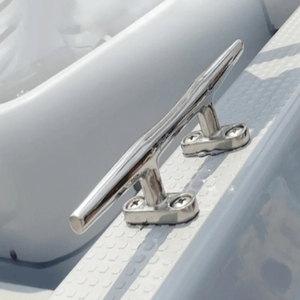 Cleat de amarre empotrado de base hueca de acero inoxidable para cubierta de barco, yates y embarcaciones marinas, para anclaje de cuerdas - Product Image 4