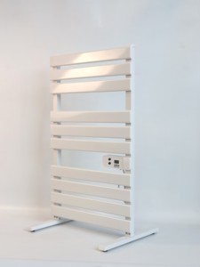 Calentador de Toallas Eléctrico Metálico de 500W con Ahorro de Energía y Toallero Calefactado de Pared - Product Image 2