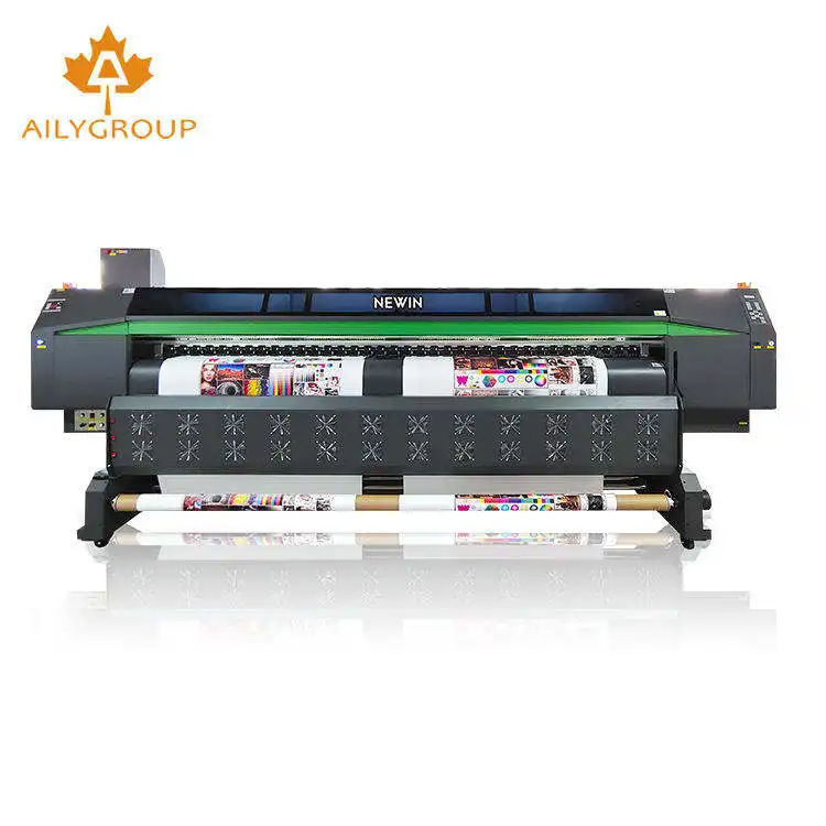 Impresora i3200 de 4 cabezales 320, eco-solvente, 320cm, 3,2 m, máquina de impresión de banner flexible dx11