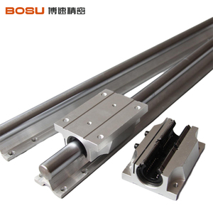 Hướng dẫn tuyến tính hình trụ tbr16luu với mặt bích mở nhôm trượt nhôm hướng dẫn chiều dài tùy chỉnh SBS - Product Image 1