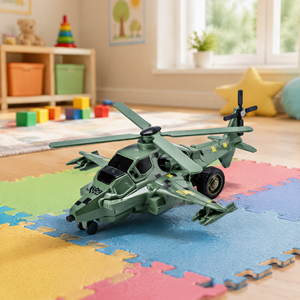 Nouveauté 2025 : <span class=keywords><strong>Jouet</strong></span> militaire avion de chasse à déformation automatique, à inertie, à pousser et à coller, vente en gros - Product Image 5