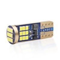 Bombilla LED T10 W5W 194 168 CANBUS Sin Error 27SMD 2016 12V 360 °   Luz de lectura súper brillante para el interior del coche, luz de matrícula tipo domo