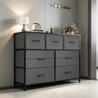 Armoires de rangement en bois simples pour entrepôt, salon, chambre - Multi-étages, écologiques, durables, 5 tiroirs, petite taille