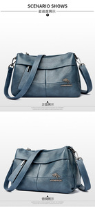 Bolsos de Mano de Lujo para Mujer al por Mayor, Bolsos de Cuero PU Suave, Bolsos de Hombro y Bandolera para Mujer - Product Image 4