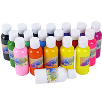 Ensemble de peinture acrylique à haut débit pour l'art, l'artisanat et les loisirs créatifs, produit directement en usine, médium polyvalent pour le verre, la toile et le papier