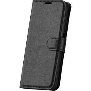 Funda con tapa para Xiaomi Redmi 13C 4G LTE C65, funda protectora magnética de cuero PU tipo billetera, color negro - Product Image 1