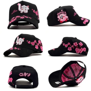 Casquette de baseball vintage personnalisée de haute qualité avec broderie 3D, motif lettres, strass et bordure en satin – Style urbain - Product Image 4