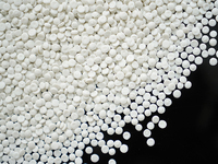 Remei Plas - Granulés de HDPE recyclé, couleur blanche, matière plastique recyclée blanc laiteux, matière première, GRS, PCR, RecyClass
