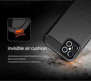 Carbon Fiber Soft TPU Fabrieksgroothandel Mobiele Telefoonhoesjes voor <span class=keywords><strong>iPhone</strong></span> 11 <span class=keywords><strong>12</strong></span> 13 14 15 Ultra Plus Pro Max Telefoonhoesje <span class=keywords><strong>iPhone</strong></span> Hoesje - Product Image 5
