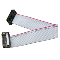 Cable Plano IDC Gris Yeasion YS-09 en Oferta, Cable Serial DB9 para Computadora, Motocicleta, Automóvil, Pantalla LED