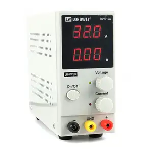 LW 3010D 30V 10A Mini Ajustável Laboratório Switching Digital DC Power Supply