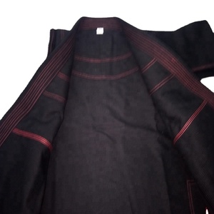 ชุดกิโมโน BJJ GIS/Jitsu bjitsu GIS จากประเทศบราซิล100% ผ้าฝ้ายผสมไข่มุก450gsm สีดำ - Product Image 2