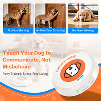 Sonnette pour chien Daytech IP55 étanche, 36 sonneries, volume à 5 niveaux, enregistrement personnalisable pour l'entraînement des animaux de compagnie en extérieur