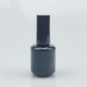 Flacon en verre vide de luxe pour vernis à ongles, rond, blanc/noir, 8ml, 10ml, 15ml, avec bouchons pinceaux, en gros, pour gel UV, en promotion - Product Image 2