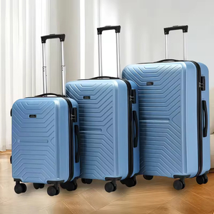 Ensemble de valises <span class=keywords><strong>FLYMAX</strong></span> 4 pièces XL, grande et moyenne, légères, à coque rigide en ABS, avec 4 roues, serrures à combinaison à 3 chiffres, poignée télescopique - Product Image 3