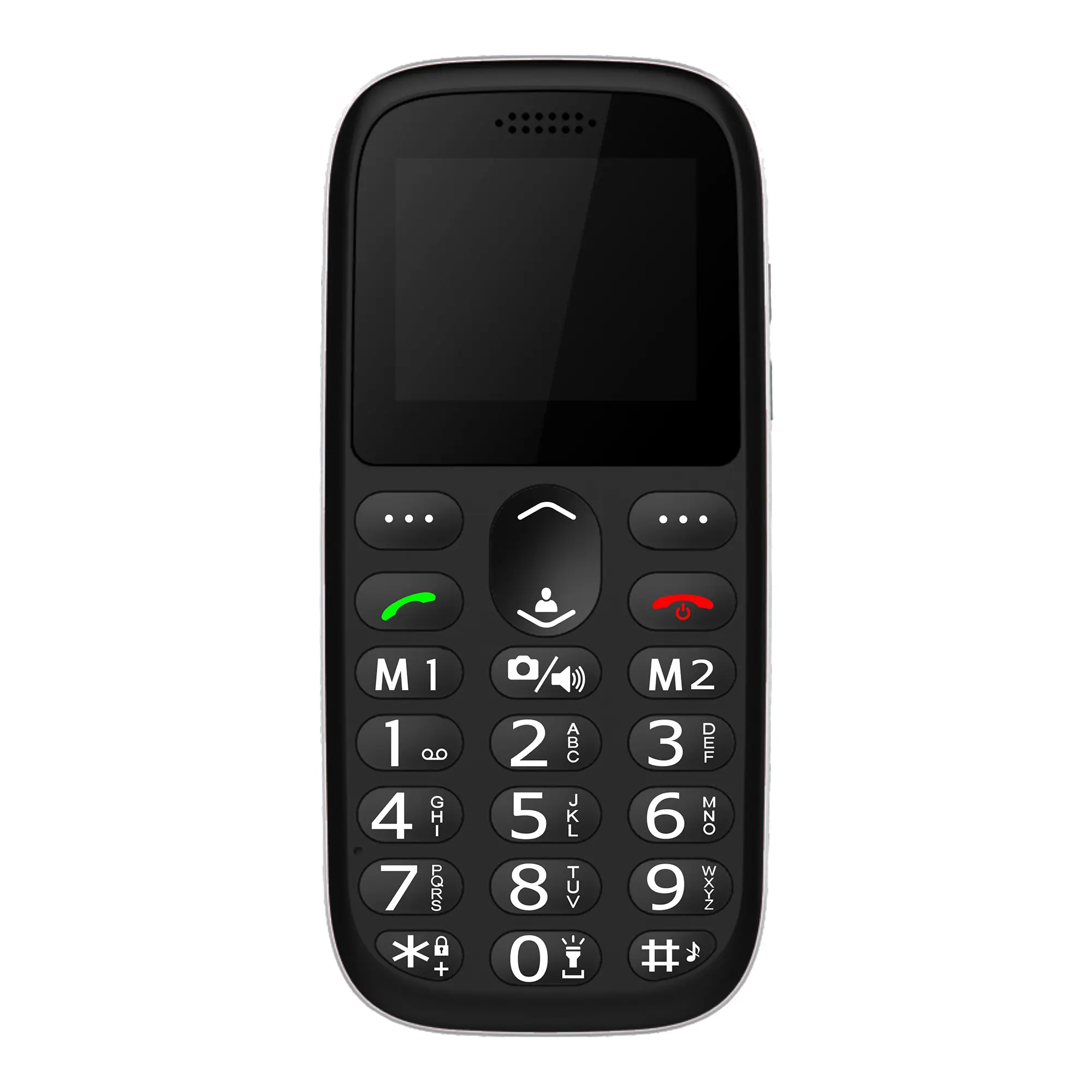 โทรศัพท์มือถือขนาดเล็กแบตเตอรี่600มิลลิแอมป์0.08MP โทรศัพท์ GSM พร้อมโทรศัพท์คุณลักษณะ SOS